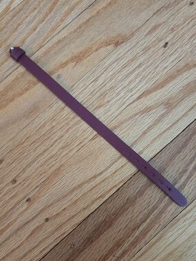 KEEP Collective Maroon Leather Bracelet